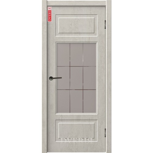 Межкомнатная дверь Лайт 3 - ПО, рисунок "английская решётка" ДвериЯ