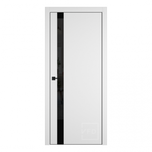 Межкомнатная дверь Urban 1SV Ice 4х4 /BM Black Gloss - VFD