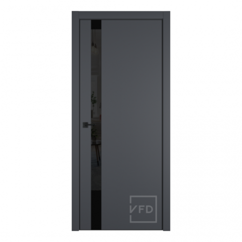 Межкомнатная дверь Urban 1SV Onyx 4х4 /BM Black Gloss - VFD